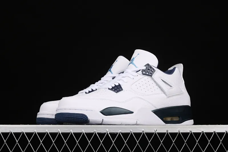 All Categories Air Jordan Jordan Series Basketball Shoes Air Jordan 4 Pure Original Air Jordan 4 Retro LS AJ4 Joe 4 Columbia Blue First Layer Basketball Shoes 314254-107